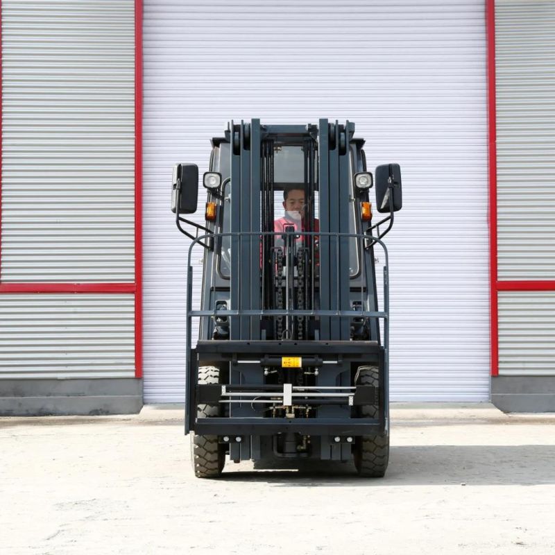 2.5 Ton 2.5 T 2500kg Counterbalanced Cushion Tire Gasoline and LPG Dual Fuel 2.5t 2.5ton Gasoline Forklift Trucks Toyota 7 Model Ce ISO 1.5-3.5ton