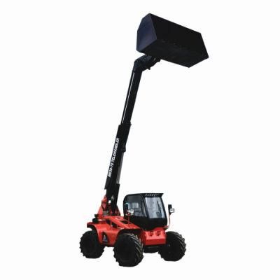 Agriculture Grain/Hay/Fodder Handling Machinery Farm Handler M630-70 Telescopic Forklift with Bucket