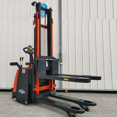 500mm AC Motor Jiangmen Electric Forklift Stacker with High Quality Cdd-Dq