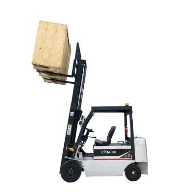 Huaya 2022 China Hydraulic 3 Ton Electric Battery Forklift Rear Counterweight Retractable Factory Fb30