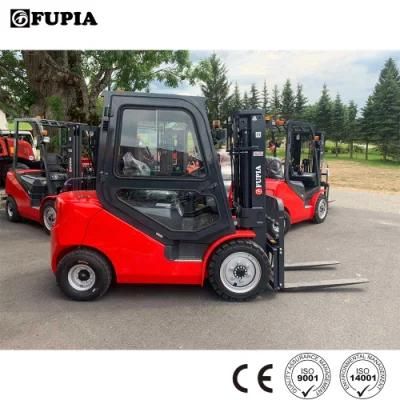 CE Approval Portable Fork Lift 2tonnes Rated Capacity Japanese Isuzu Engine Motor Diesel Forklift in Ghana