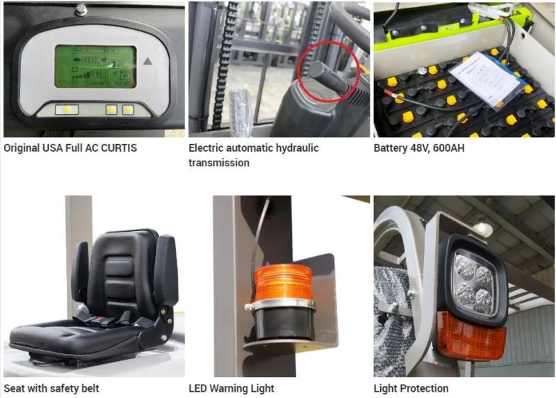 Small Battery Electric Forklift Batterie Pour Chariot Elevateur