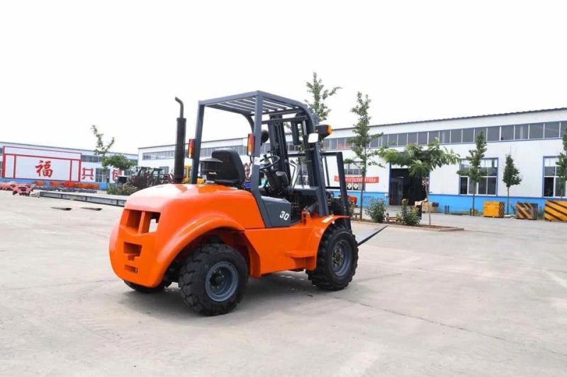 Diesel Rough Terrain Forklift with Container Mast 3000kg, 3500kg, 5000kg, 7000kg, 10000kg with Ce, BV