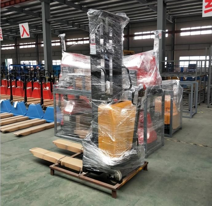 1000kg Narrow Electric Motor Full Electric Forklift Pallet Stacker