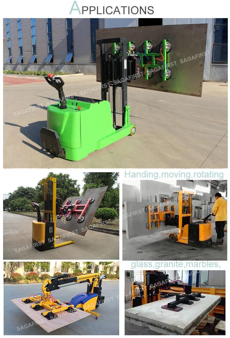 800kg Industrial Glass Robot in Vacuum Lifter for Heavy Marble Steel Granite