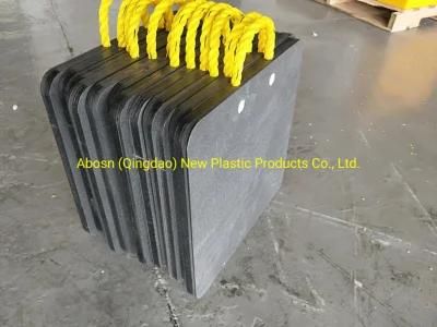 Bigfoot Solid Plastic Blocks Customized HDPE Safety Crane Outrigger Pads for Boom Truck