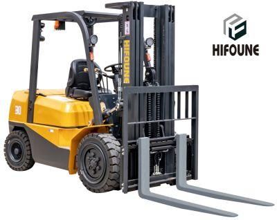 Optional Attachment Factory 4000kg Warehouse Diesel Forklift