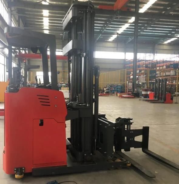 Vna Forklift Truck 1.0t Tri-Lateral Stacker with 4500mm Height