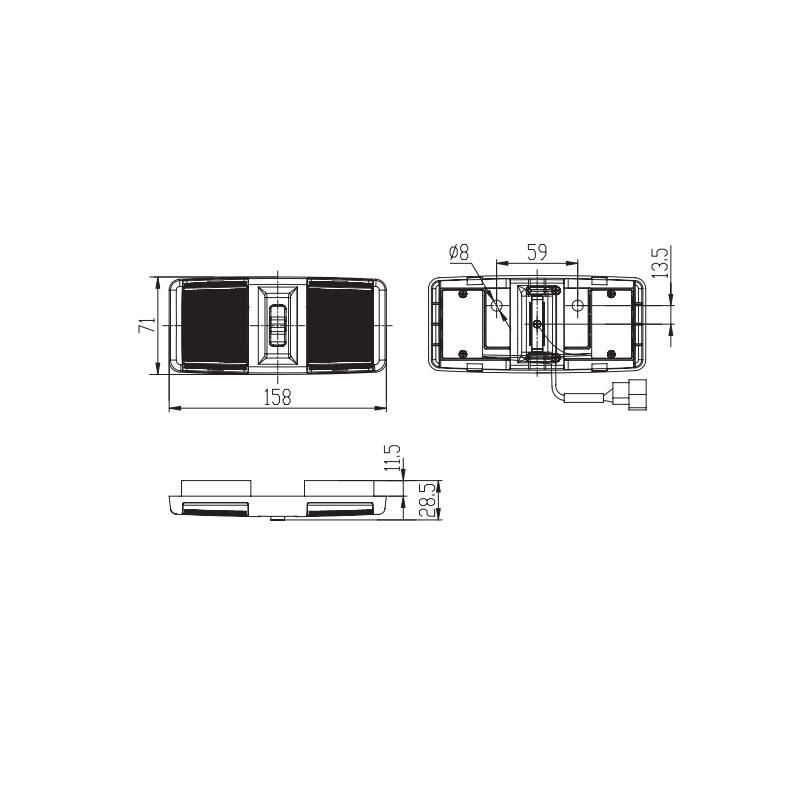 Forklift Parts Forklift LED Reader Lamp Bfp18016