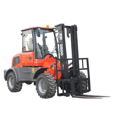 Factory Direct Sale Everun ERTF2800 2tonne Machinery Moving Manual Mini Smart Diesel Forklift