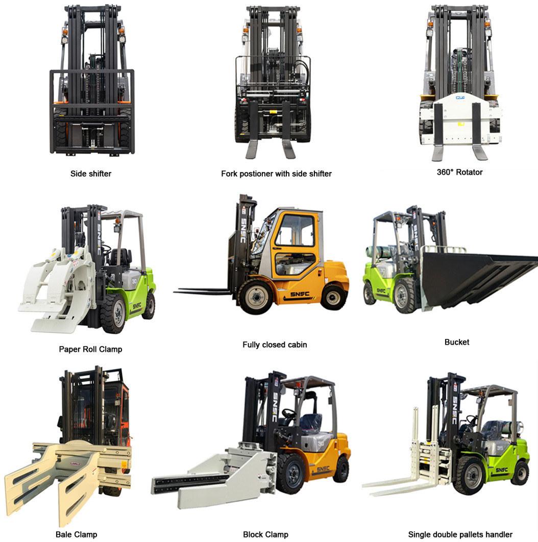 China Brands 2.5tons 3tons Diesel GLP Gas Forklift with Japan Engine in Stock