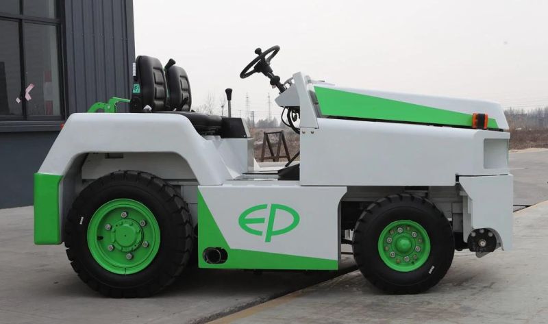 35kn Drawbar Pull Diesel Engine Powered Aircraft Baggage Towing Tractor