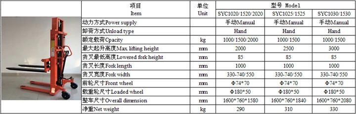 350kg Semi Electric Drum Lifter Stacker /Drum Dumper