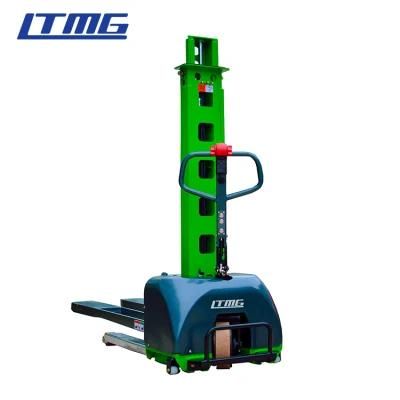 Ltmg Truck 500kg 700kg Battery Battery Stacker Portable Forklift Self Loading Electric Stacker Price