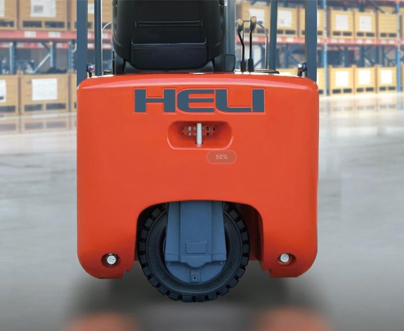 Heli Three Wheel Li- Battery 1.25t 1.5t 1.8t Electric Fork Lift Price