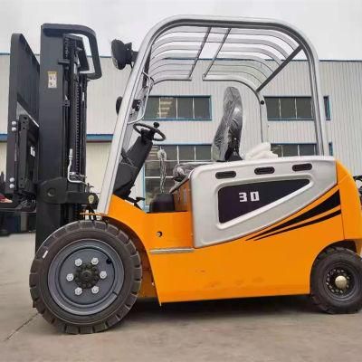China Electric Forklift 1 Ton 2 Tons 3ton New Forklift with Side Shift