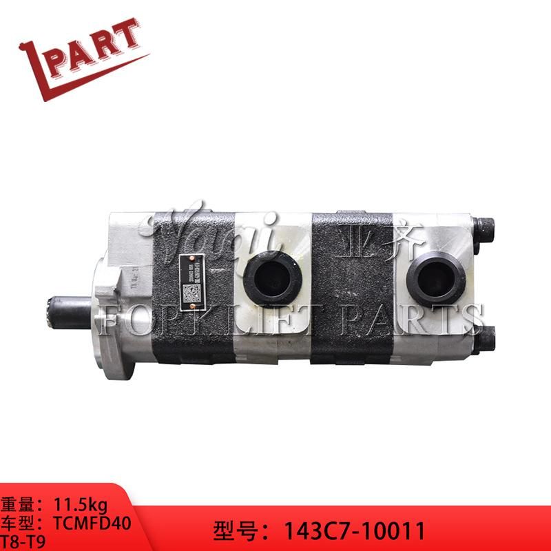 Forklift Parts Hydraulic Gear Pump 143c7-10011 for Fd40 T8 T9