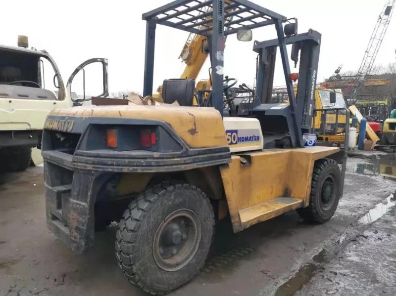 4t Komatsu Fd50-7 Fd40-8 Used Side Shift Forklift 3m Gantry Logistics Equipment Japanese Original Product Fd50-6 5t Second Hand Forklift