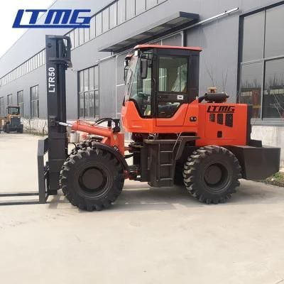 High Quality Not Adjustable Diesel Forklifts Mini Rough All Terrain Forklift