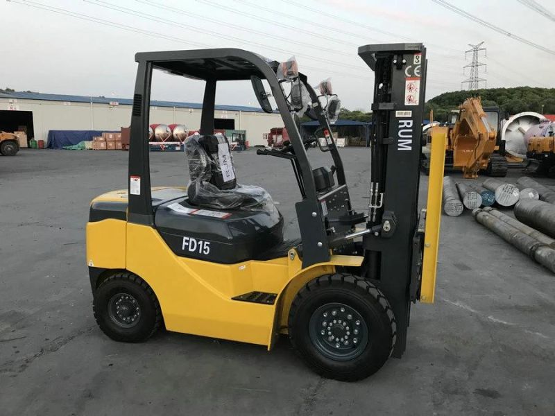 Fd Model Diesel Forklift (1.5ton) with Solid Tyre