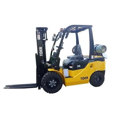 Mini Forklift Truck 2 Ton LPG Gasoline Forklift with Japan K25 EPA Certificate