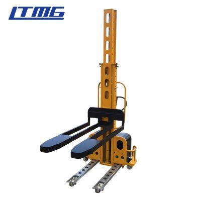 Ltmg Competitive Price 500kgs Self Lifting Electric Stacker Forklift Truck