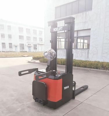 Warehouse Powerful Material Lift Electric Pallet Stacker with Attachments