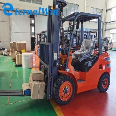 Factory Manufacturing 1.5 Ton 2.5 Ton 3.5ton Powered LPG Gas Forklift with Triplex Mast Side Shift