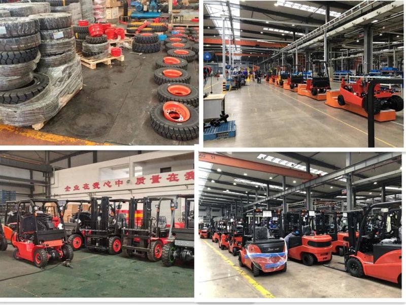 Shanghai Jeakue Sit on Type 1.6ton 2ton Full Electric Reach Forklift with Li Ion Battery or Lead-Acid Battery for Option