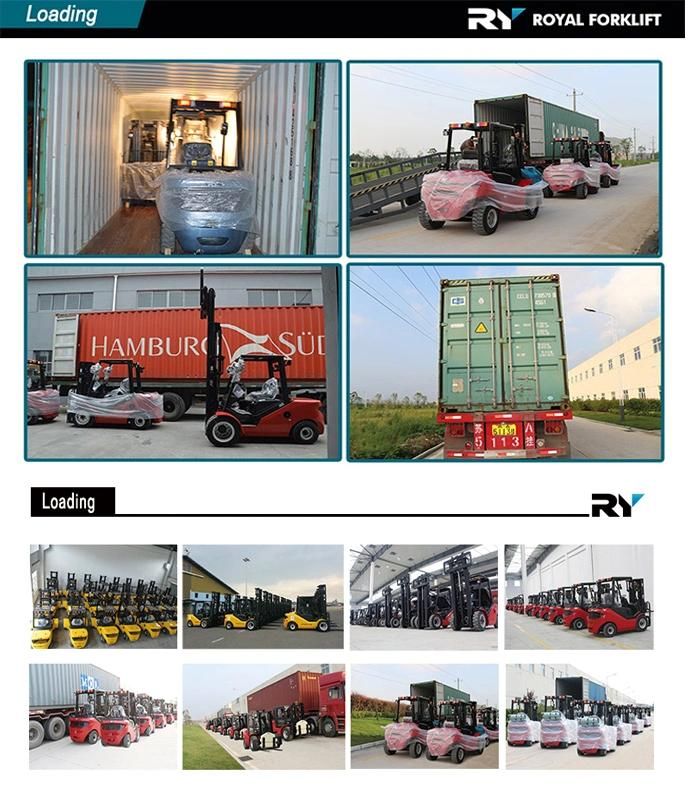 China Manufacture Rough Terrain Diesel Forklift Trucks