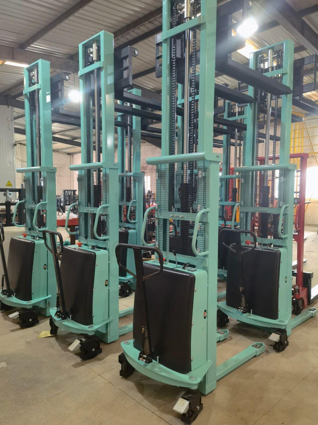 1000kgs Liftinght Height: 1.6meters Manual Hydraulic Hand Stacker