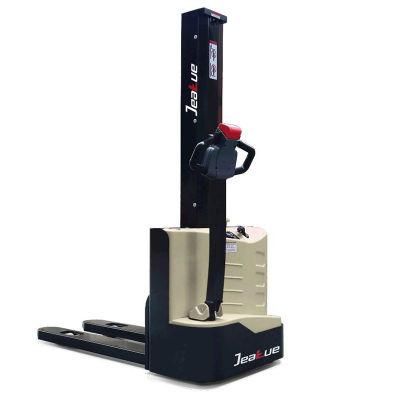 2022 China Price Pallet Stacker Lift Truck 1ton Automatic Autocaricante Full Walki Straddle Semi Forklift Electric Stacker