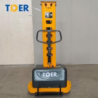 Cheap Price 1300mm Tder China 0.5 Ton Small Pallet Truck Manual Forklift Stacker