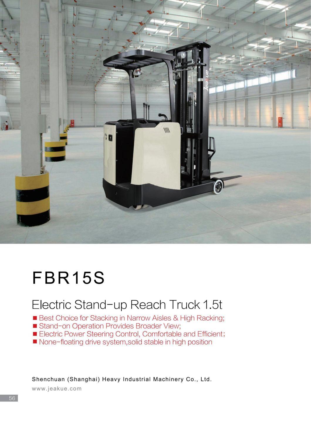 1.5t Standing Drive Reach Electric Forklift Fork Truck Forklift Truck