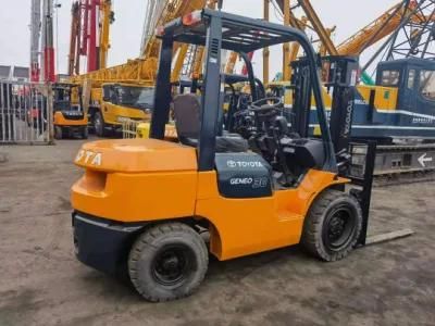 Original Japan Second Hand Toyota30 Forklift Toyota 7fd50 Used Diesel Forklift 5t Used Diesel Forklift Internal Combustion Engine 7f3 Forklift