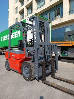 Mini Good Performance 2.5 Ton Diesel Forklift with Automatic Hydraulic Transmission