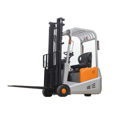 3-Wheels 1.5ton Electric Forklift with Battery and Charger 3m 3.5m 4m 4.5m 5m 5.5m 6m Mast