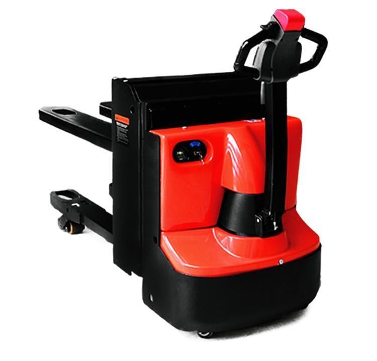 2.0t Electric Pallet Truck Carrying Two Pallets at a Time