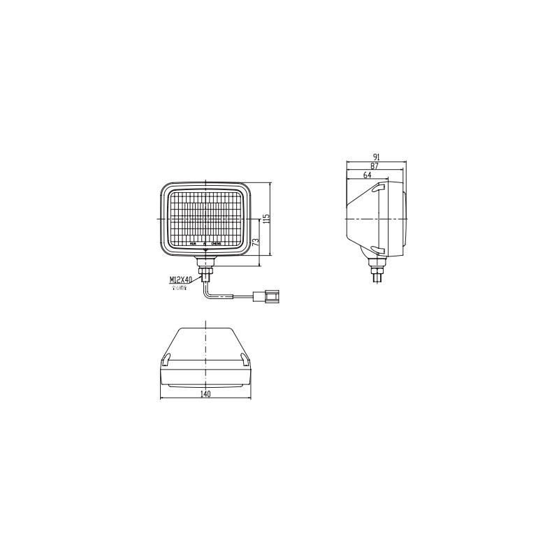 Forklift Parts Forklift Lamp Bfp18025
