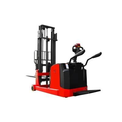 Lithium Ion Battery Operated Full Electric Double Pallet Stacker