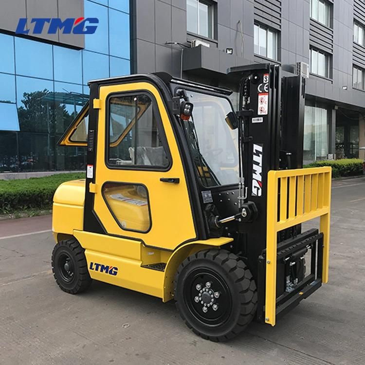 Ltmg 3ton Diesel Forklift with Close Cab and Air Conditional