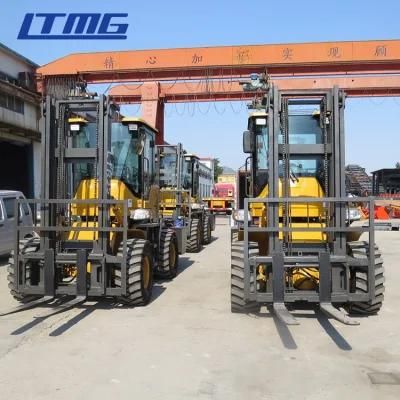 China All Terrain Forklift 3.5 Ton Forklift LTR35 for Sale