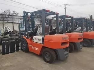 Japan Isuzu Engine Heli CPC30 3t Second Hand Forklift 3.5t CPC30 Used Diesel Forklift