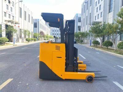 1ton Electric Pallet Reach Truck Lithium Battery Triple Mast with