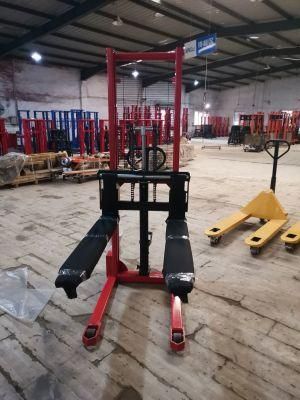 500 Kg 1 Ton 1.5 Ton 2 Ton Wide Leg Hand Stacker