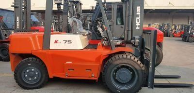 Heli 7.5 Ton 5t Mini Diesel Forklift Cpcd75 Cpcd50