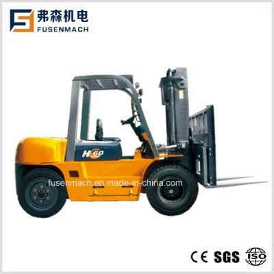 6t Diesel Forklift Truck Cpcd60 Lifting Height 3-6m
