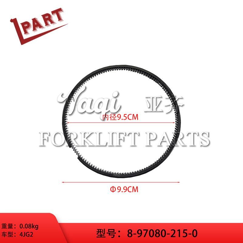 Forklift Spare Parts 4jg2 Piston Ring 8-97080-215-0