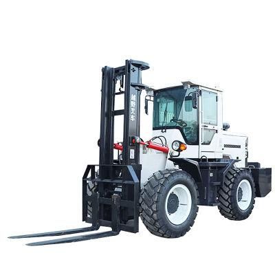Four Wheel Drive All Rough Terrain Forklifts New Safe off-Road Forklift Trucks