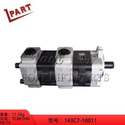 Forklift Parts Hydraulic Gear Pump 143c7-10011 for Fd40 T8 T9